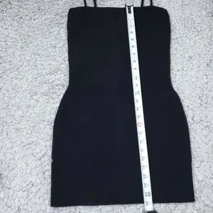 Aritzia Babaton Sculpt Knit Cami Mini Dress Black Stretch Size Medium thumbnail 8