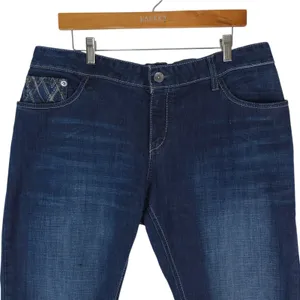 Cruel Girl Jeans Womens‎ 35x19R Blue Bootcut Denim Stretch Western Rodeo Cowgirl thumbnail 3