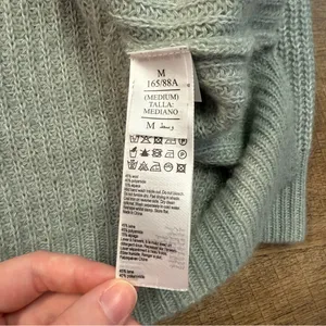 All Saints Green Bay Leanne Oversized Knit Cardigan Sweater Wool & Alpaca Medium thumbnail 10