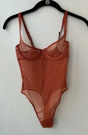 SKIMS Ultra Fine Mesh Bodysuit NWT XXS thumbnail 1