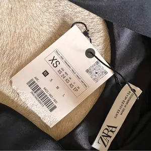 ZARA NWT Black Contrast Midi Pocket Dress Drop Waist ZW‎ COLLECTION Size XS thumbnail 11