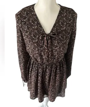 Maurices Pink and Brown Mini Dress thumbnail 7