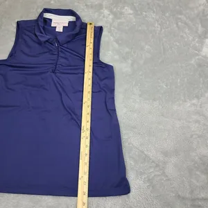 Tommy Bahama Golf ‎ Blue Collared Tank Top Womens Size Large thumbnail 2