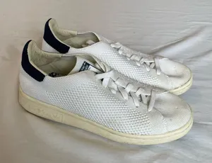 Adidas Stan Smith white woven sneakers. Size 5 thumbnail 1