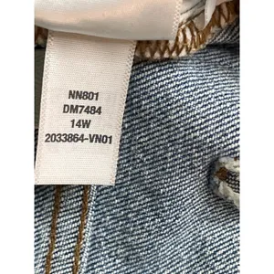 Madewell The Plus Curvy 90’s Straight Blue Jeans, size 14W, DM784, high-rise thumbnail 14