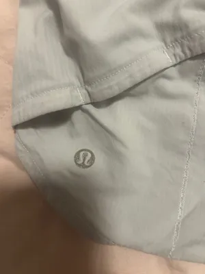 White Lululemon Speed Up Shorts 2.5" thumbnail 5
