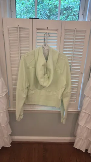 Lime Lululemon scuba with silver thumbnail 2
