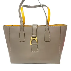 Dooney & Bourke Leather Small Shannon Tote Grey Leather Gold Hardware‎ thumbnail 1