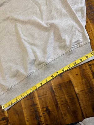 SHEIN Boston Est. 1997 Varsity Crewneck Sweatshirt Gray Red L thumbnail 9