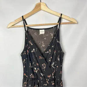 Boutique Kaileigh Black Floral Wide Leg‎ Jumpsuit XS thumbnail 4
