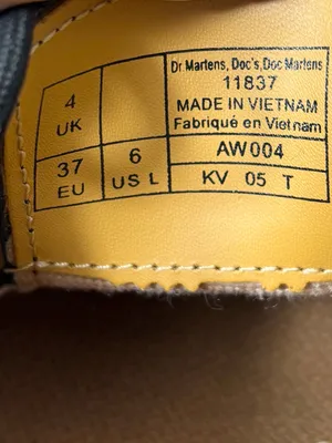 Dr. Martens 11837 Smooth Leather Oxford Shoes - Black - Women's Size‎ 6 thumbnail 12