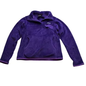 Patagonia Re-Tool Snap-T Fleece Pullover Purple Womens Small 25442 thumbnail 7
