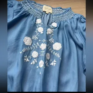 Sézane Blue Floral Embroidered Top 40 thumbnail 9