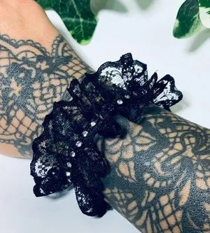 Victorian Steampunk Lace Bracelet New thumbnail 1
