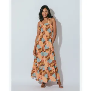 NWT Cleobella Organic Cotton Jolene Ankle Midi Dress‎ Riviera M $300 thumbnail 2