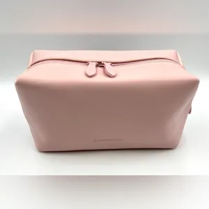 NEW! Burberry Clutch Toiletry Bag Cosmetic Pouch Travel Case ~ Pink 💞 thumbnail 3