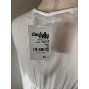 Charlotte russe white hobo country girl outfit size s thumbnail 4