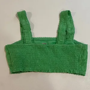 American Eagle Green Floral Lace Bralette Crop Top Women’s Size S thumbnail 2