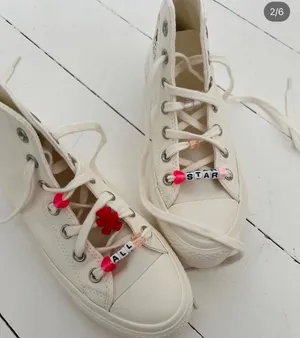 Converse platform sneakers with charms thumbnail 1