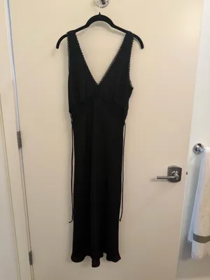 Wild Fable Midi Dress Black Lace Detail thumbnail 3
