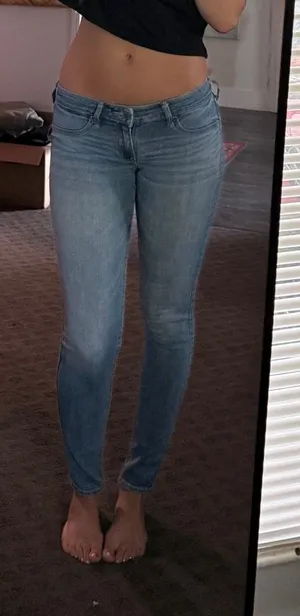Hollister Light Blue Skinny Jeans - Los Rise Slim Fit thumbnail 1