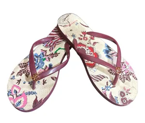 Tory Burch Thin Platform Printed Sandals in New Claret thumbnail 2