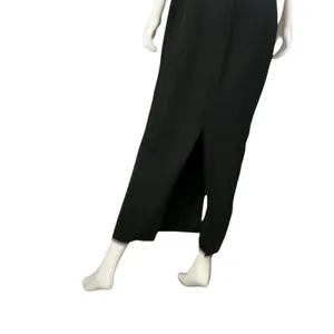 Roberta Black Draped Maxi Dress Sweetheart Neckline Spaghetti Strap Formal Gown thumbnail 10