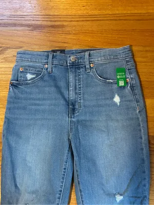 Gap Kick Fit High Rise Denim Slim Stretch Jeans Blue Women's Size 28/6 Short NWT thumbnail 4