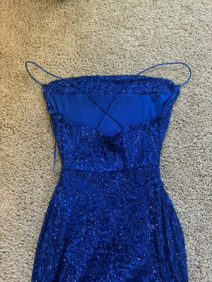 Windsor Homecoming Dress Sparkly Blue thumbnail 5