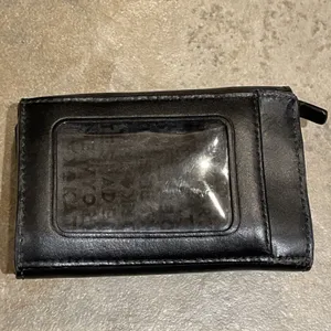 Kate Spade Darla Montford Park Black Leather Bow Key Ring Wallet thumbnail 8