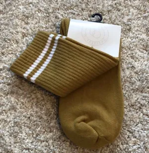 Urban Outfitters New athletic stripe crew socks, one size thumbnail 1