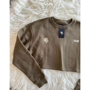 Wolves Darc Sport SHE Cursive Crop Crewneck Sage Size Small thumbnail 5