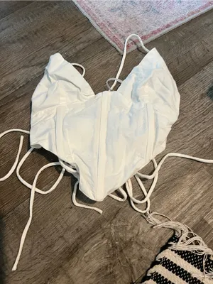 SABO Skirt Ginny Top in white small thumbnail 12