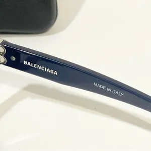 Balenciaga BB0135SA 004 WOMEN SUNGLASSES‎ BLUE Silver thumbnail 6