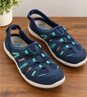 Ryka Hula Sport Women's 6.5 Navy Beach Fisherman Walking Sandals Water Shoes thumbnail 1