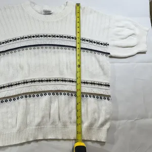 VTG 80s Carriage Court USA‎ Old Stock Cable Knit Ski Sweater Baggy Style- M thumbnail 6