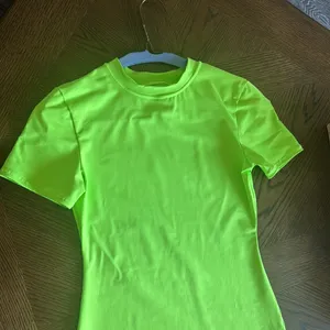 SKIMS Signature Swim T Shirt Dress - Neon Green, size Small, $88 thumbnail 7