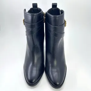 Giani Bernini Ninha Booties Size 10 Black Block Heel Buckle Dress Boots NWOB thumbnail 2