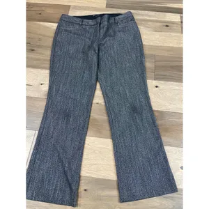 Express Womens Columnist Twill Trouser Pants Size 12R Gray thumbnail 11