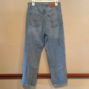 Levi’s Vintage Style Baggy Blue Jeans thumbnail 6