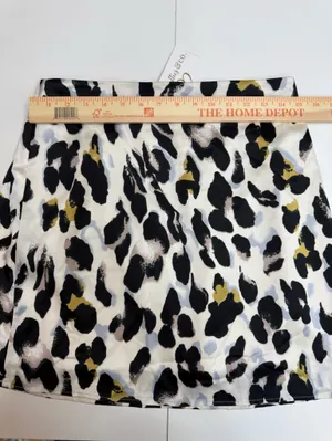 Wishlist Leopard Print Satin Mini Skirt size L thumbnail 5