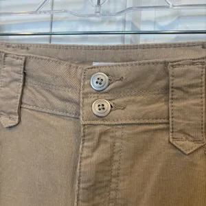 Time And Tru‎ Tan Cargo Corduroy Pants Size 12 thumbnail 3