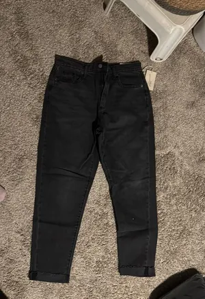 Black Boyfriend Jeans Size 4 thumbnail 4
