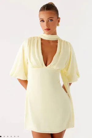 Peppermayo Mini Dress Yellow thumbnail 1