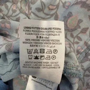 Boden Size-8/UK-12 Blue Ruched Waistband‎ Shorts Dusty Oriental Meadow thumbnail 9