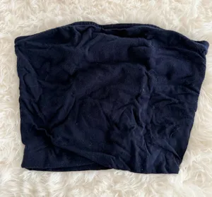 MixMatchy Navy Blue Strapless Tube Top Bandeau Size S thumbnail 1