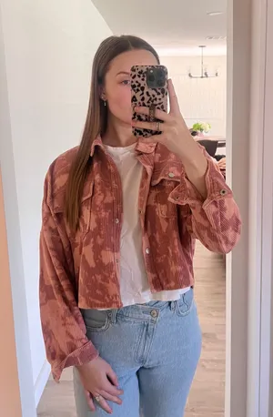 Boutique Corduroy Cropped Jacket thumbnail 1