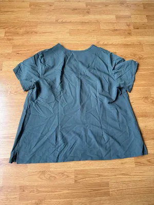 FIGS Catarina Scrub Top in Moss Size 3X thumbnail 6