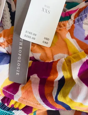 Anthropologie The Odetta Ruffled V-Neck Dress, Size XXS thumbnail 15