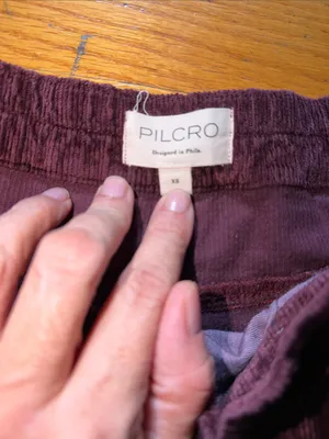 Pilcro Anthropologie Wide-Leg Corduroy Pants in Rust thumbnail 14